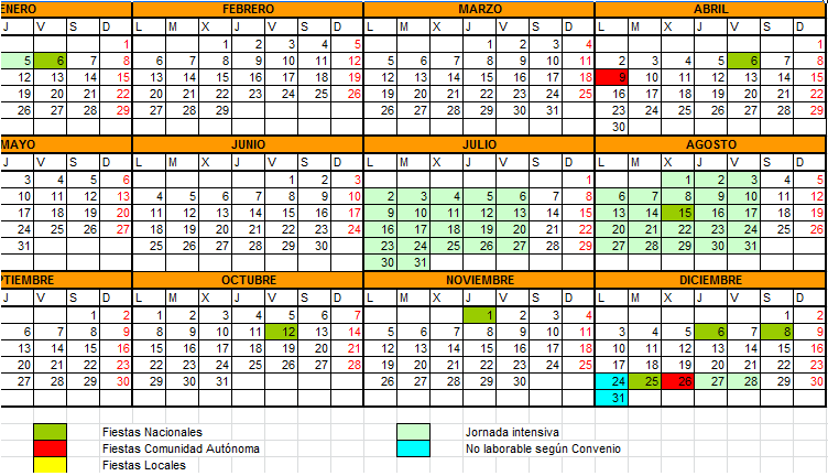 Calendario En Excel Con Vba Excel Avanzado